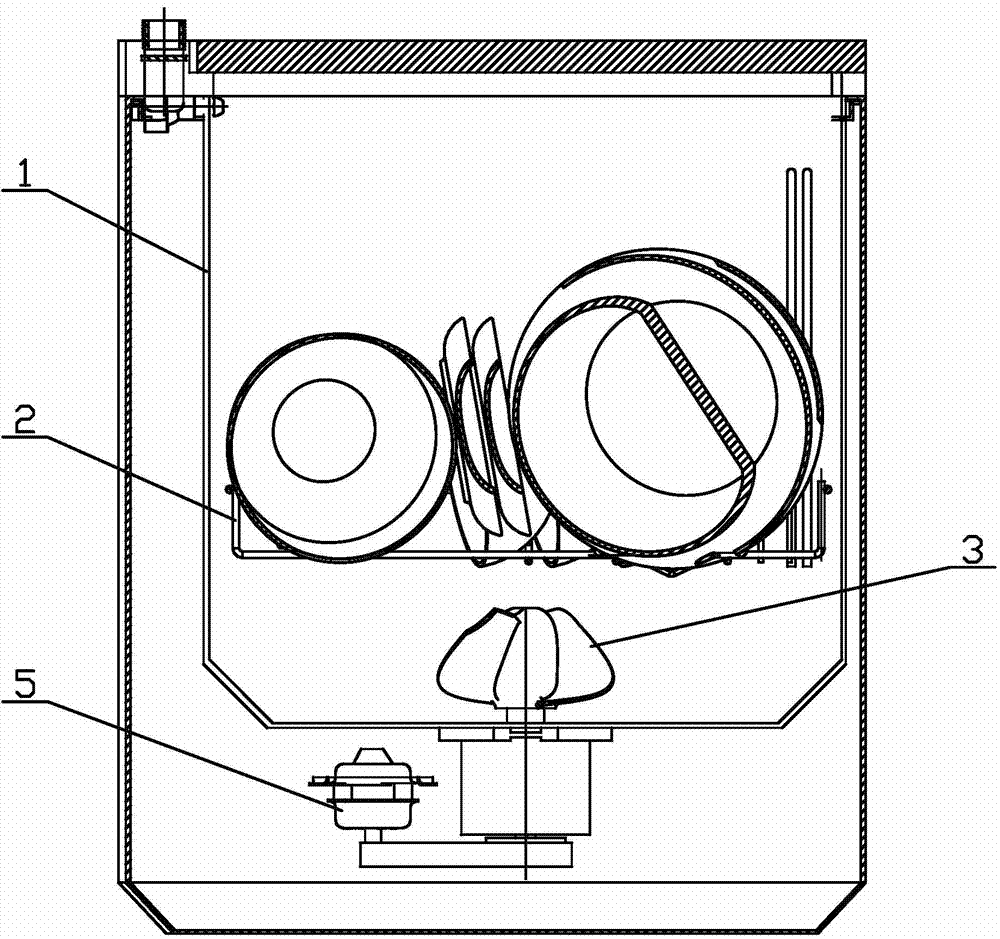 Washing method applied to dishwasher
