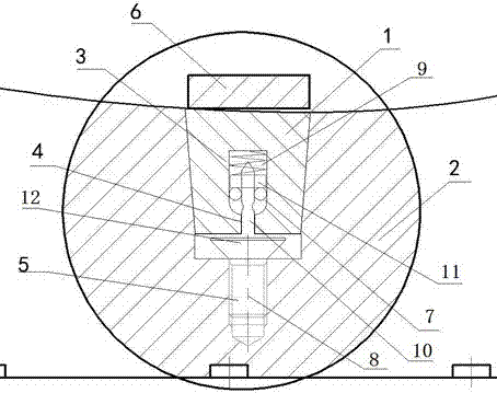 Tire mold side panels for quick change of blocks