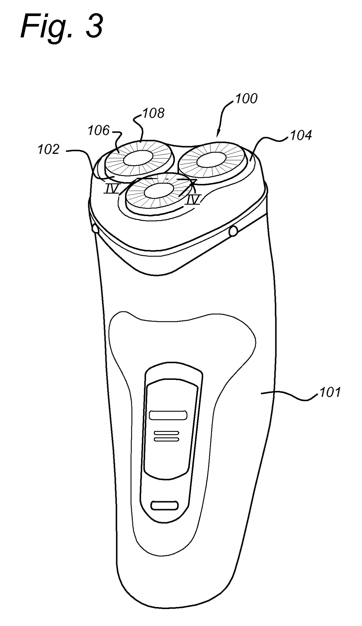 Shaver having adaptive surface