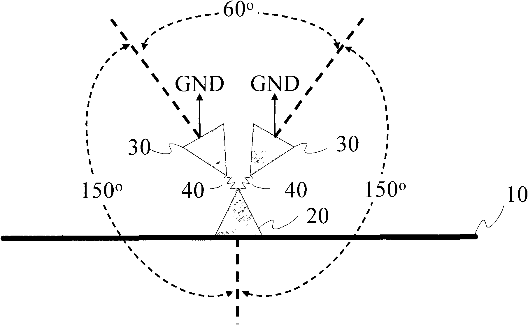 Electrostatic defending device of multiple discharge paths