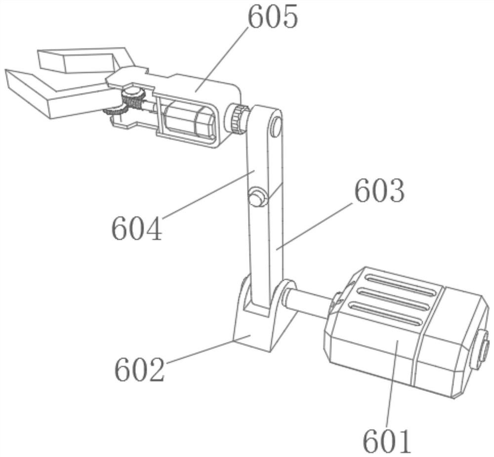 Bracket device for automobile bumper punching and welding all-in-one machine