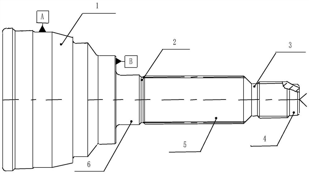 A universal joint outer ball cage and its processing technology