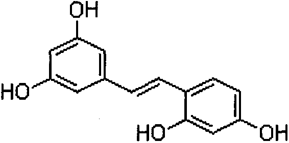 Application of oxyresveratrol in preparing ovary aging resistant medicine