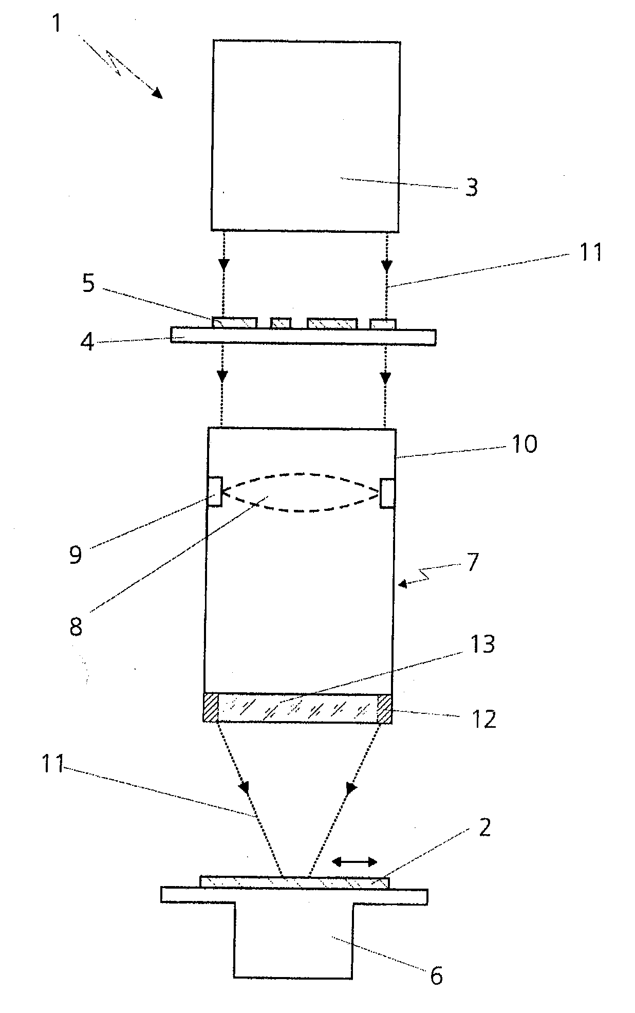 Device for the low-deformation replaceable mounting of an optical element