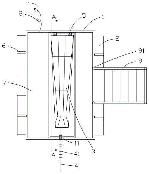 Novel water pumping floating mat for tailings pond