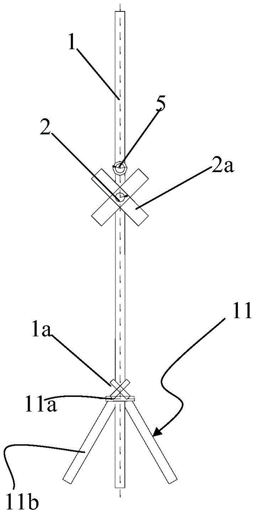 Measuring method and device for thickness of mold slag melting layer and fluctuation of liquid steel level