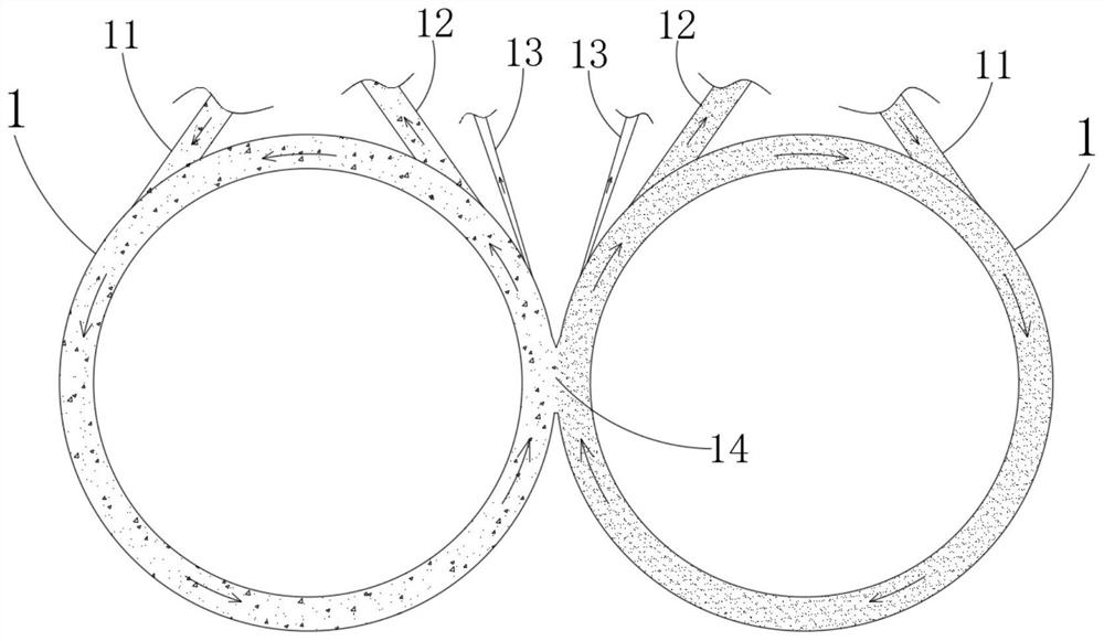 Process and device for preparing anhydrous hydrogen fluoride by recovery method