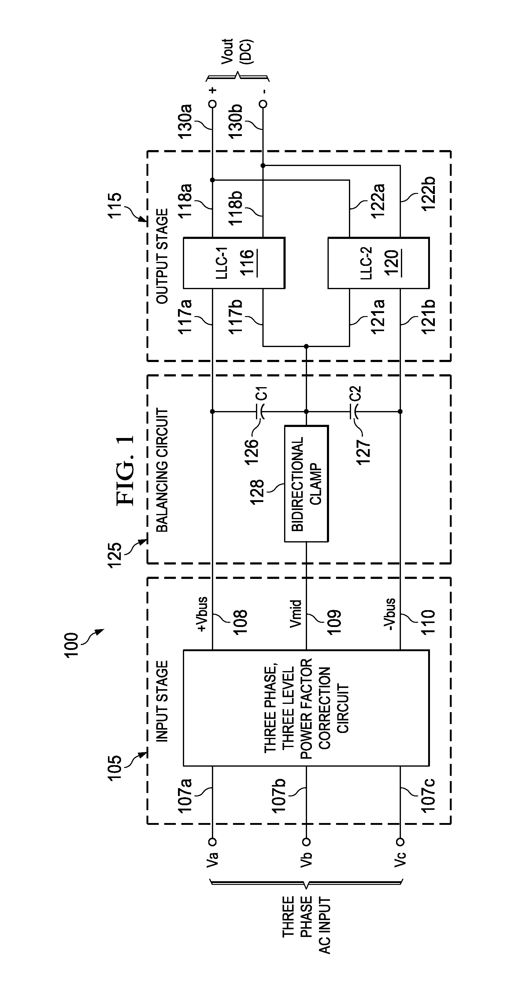 Multilevel power converter and methods of manufacturing and operation thereof