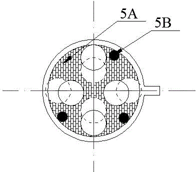 Integrated swimming self-circulation denitrification reactor