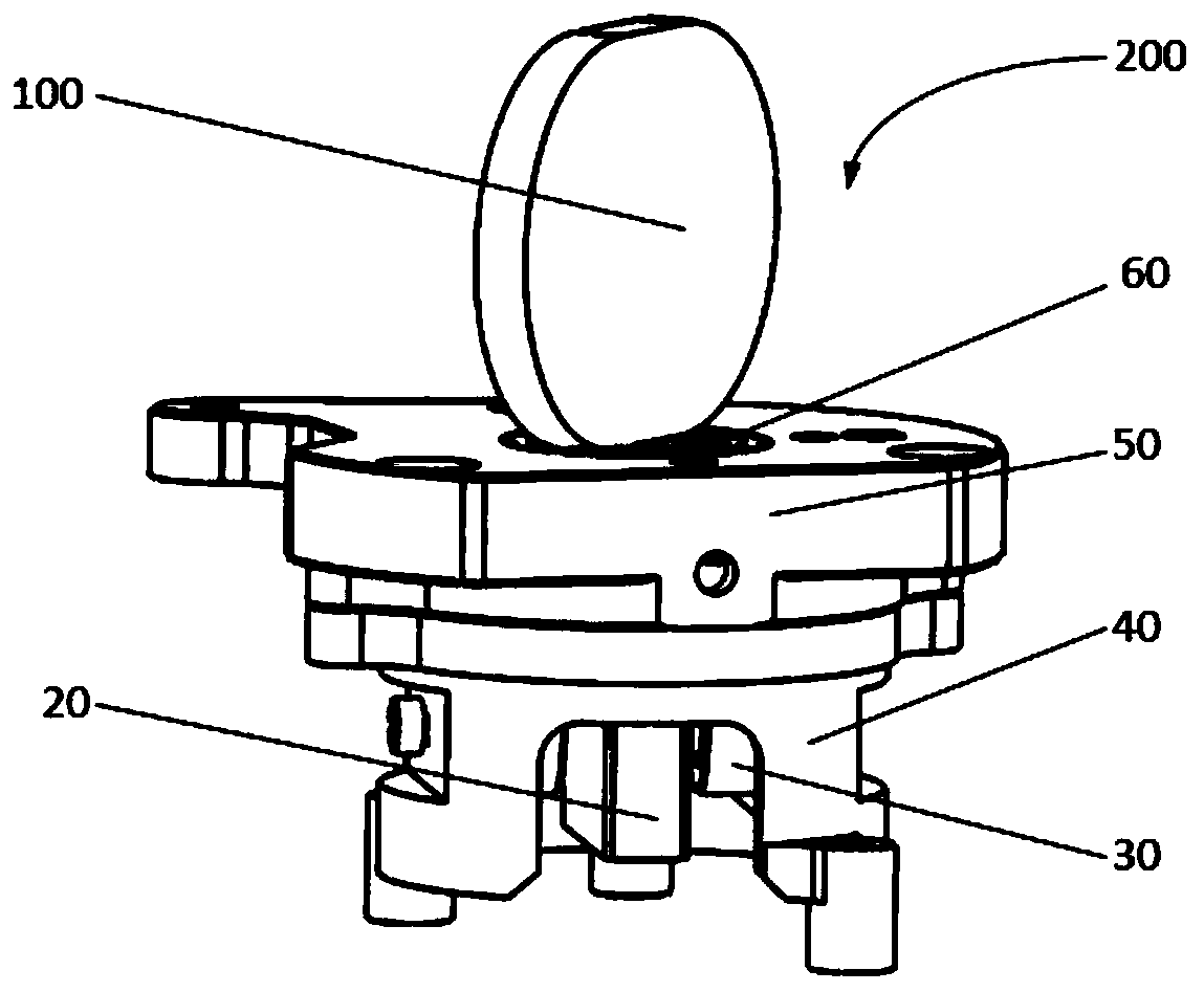 Eddy current-based rotation angle measuring device