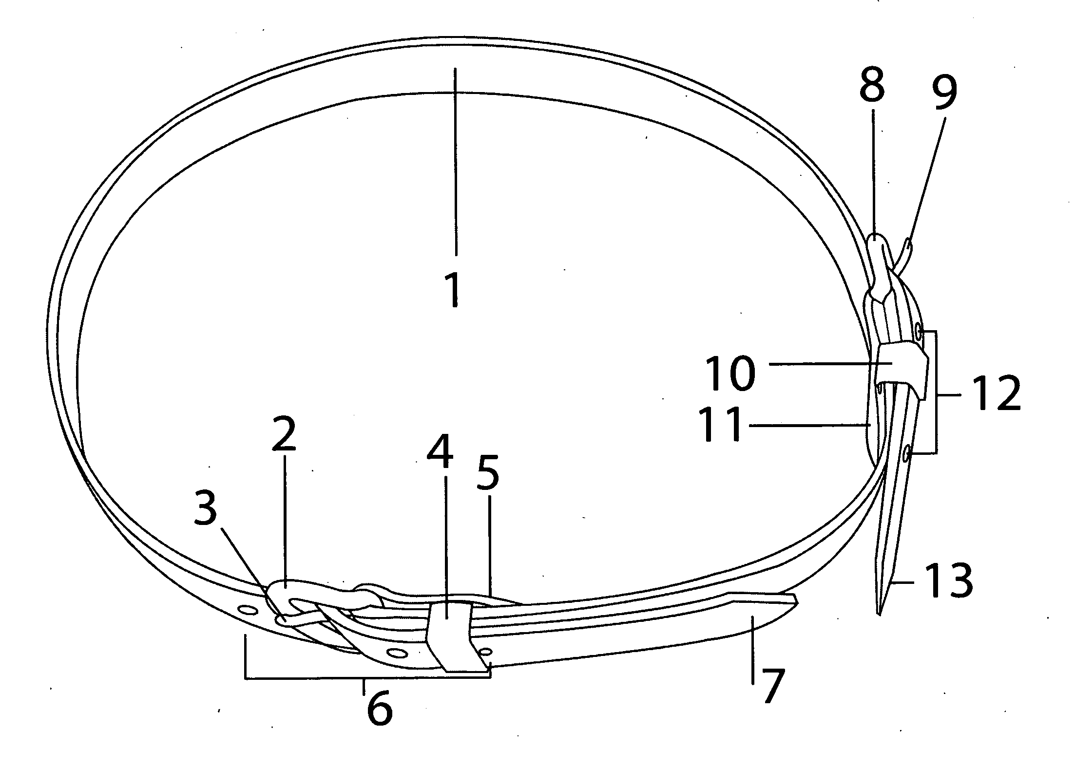 Two (2) section waist belt for side zipper style garments and the method of making the same