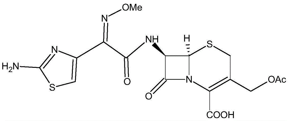 One-pot synthesis method of cefotaxime acid