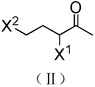 Synthetic method of 1-halo-1-acetyl cyclopropane