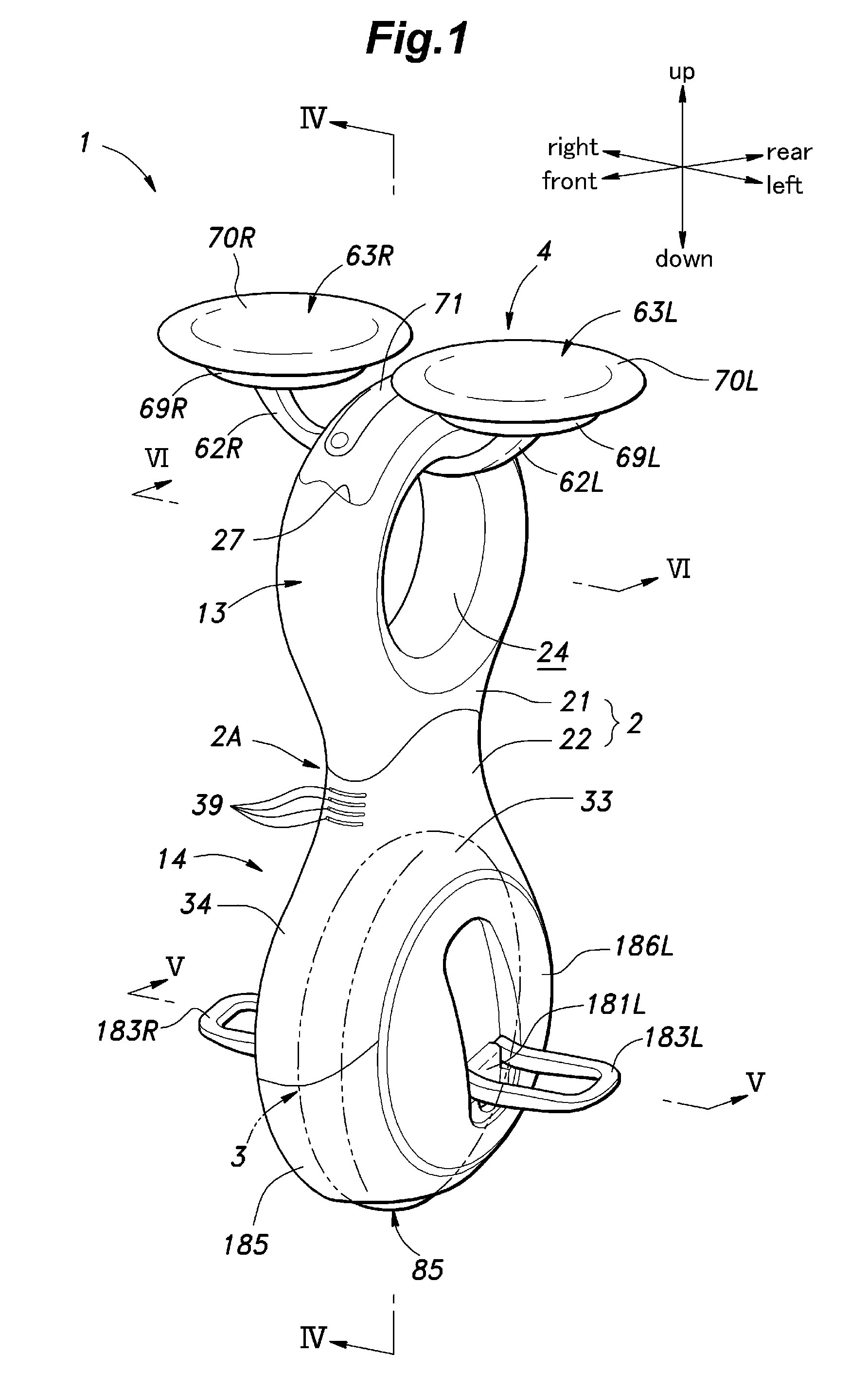 Inverted pendulum type vehicle