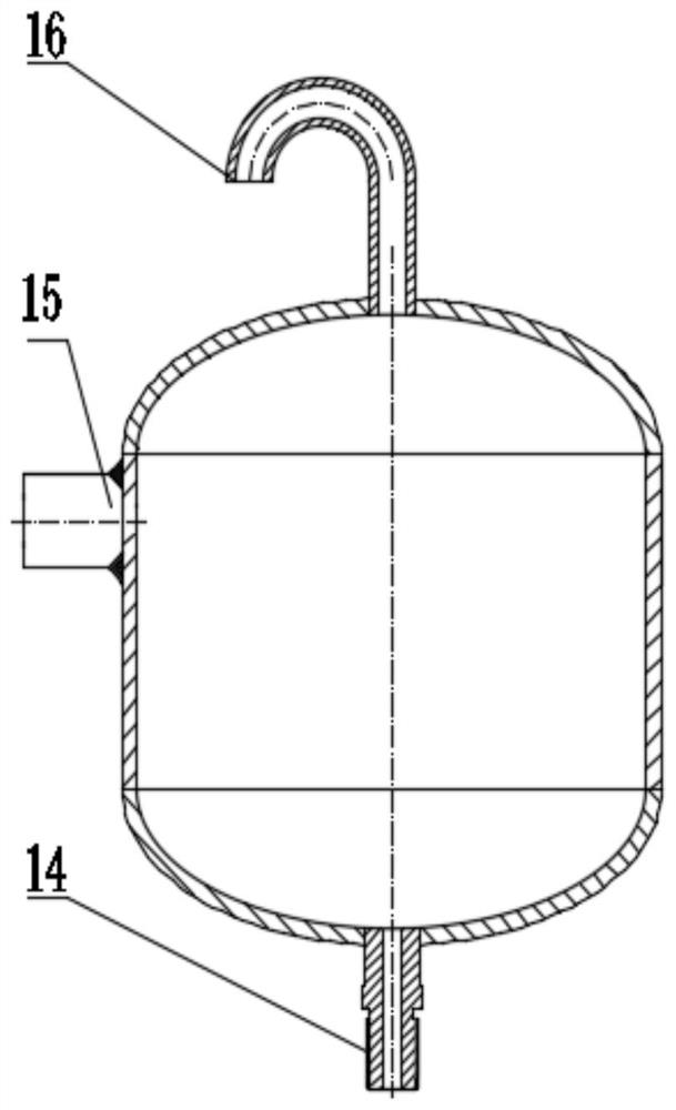 A heat transfer method based on the heat transfer structure of a full-layer steel high-pressure hydrogen storage vessel