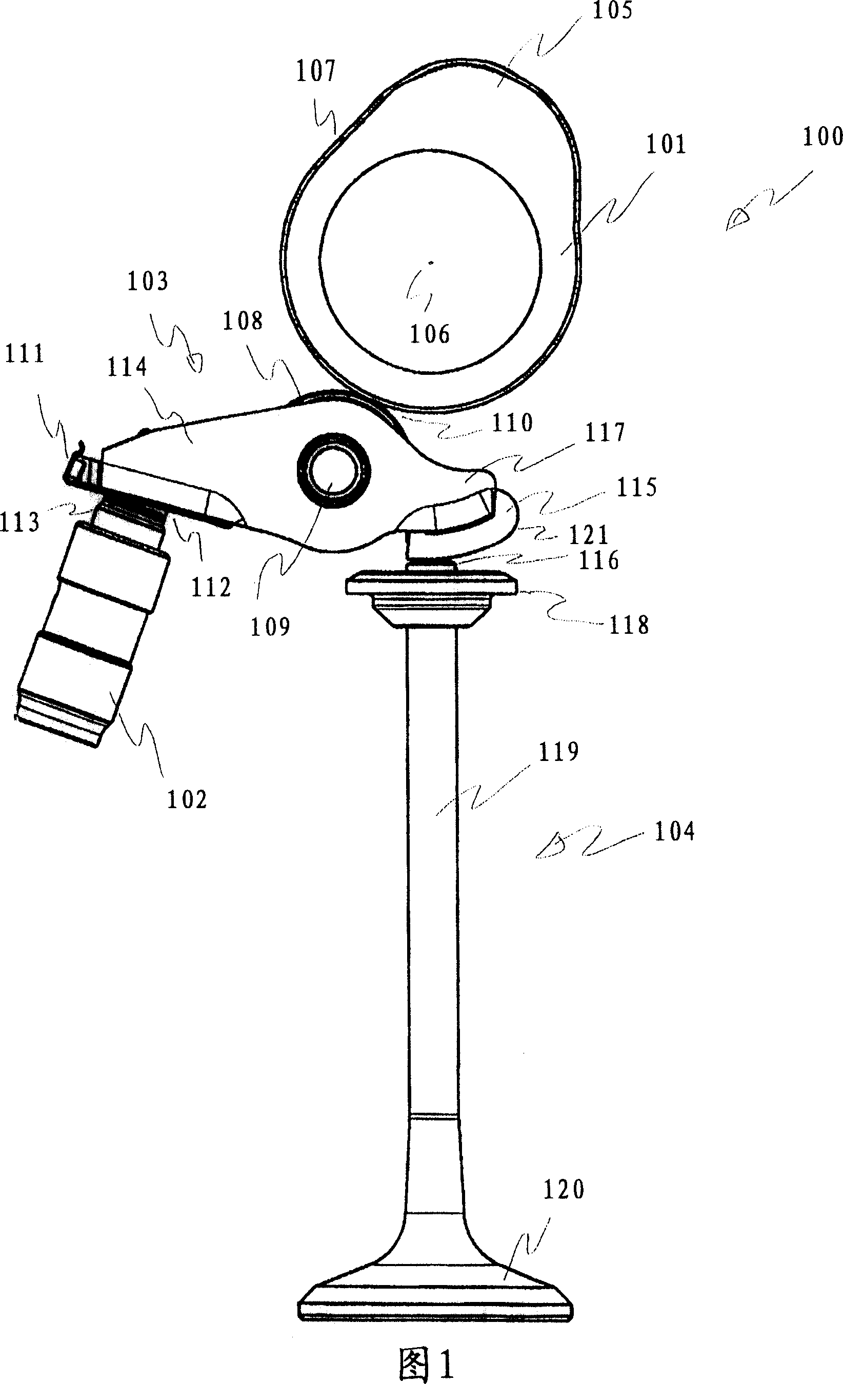 Anti-disengaging device for air valve controlling rod