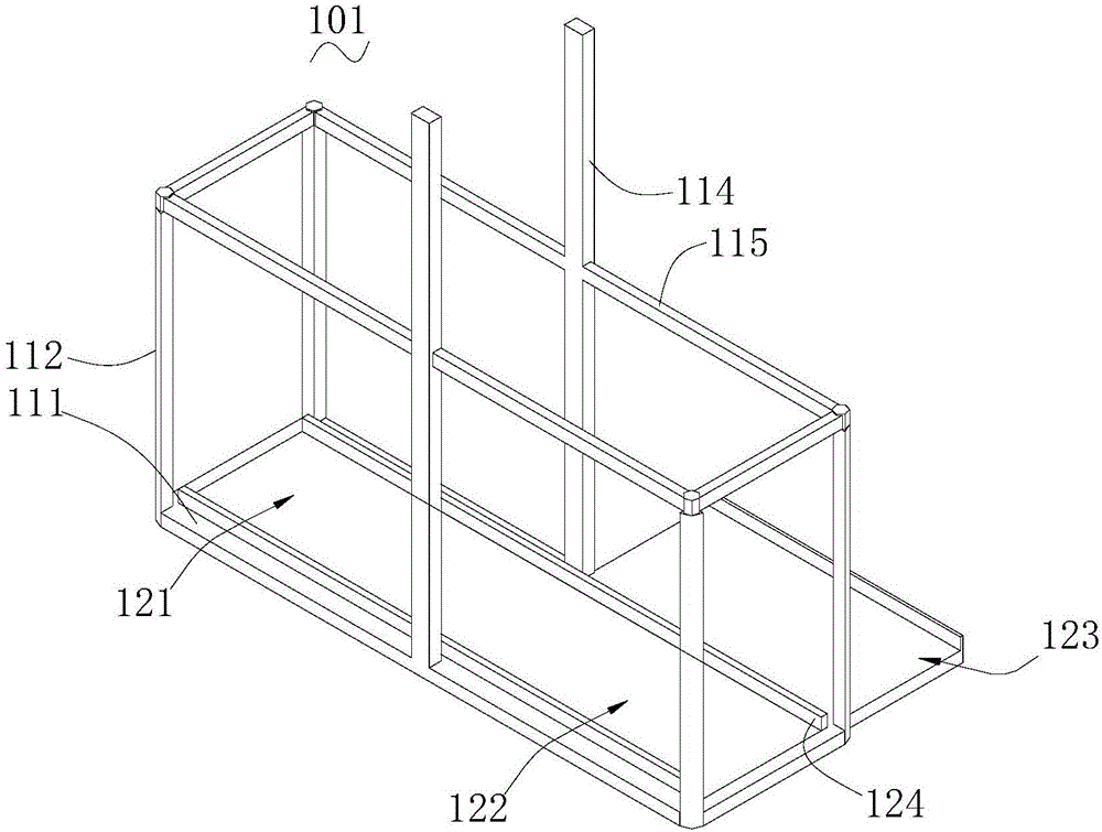 Split combination type solid-liquid separation structure for kitchen waste
