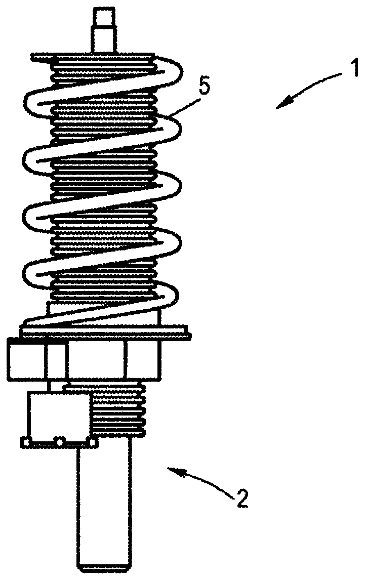 Device for leveling motor vehicles