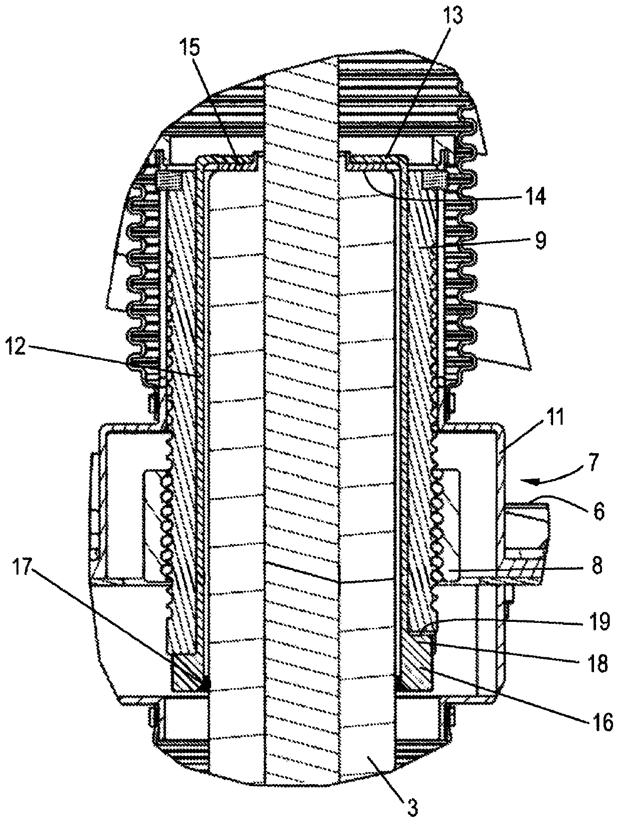 Device for leveling motor vehicles