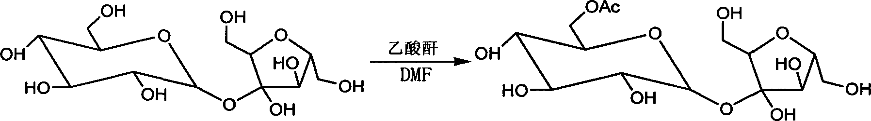 Method for synthesizing environment-friendly sucralose