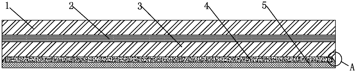 Polymer waterproof composite metal plate and preparation method thereof