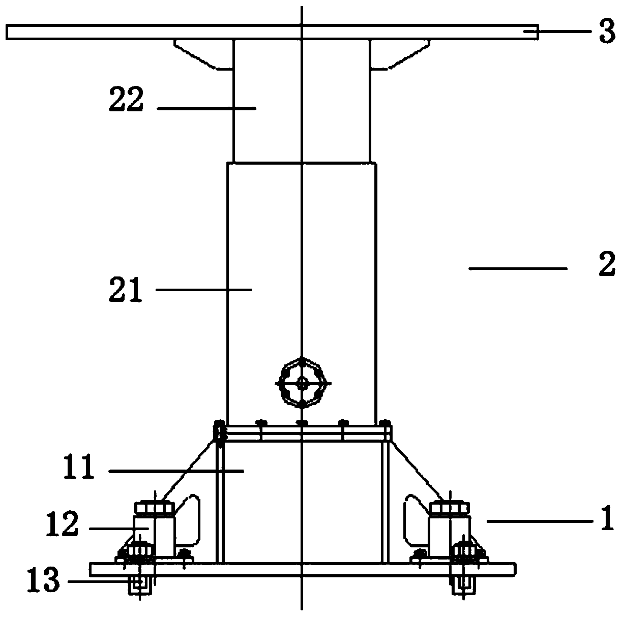Bearing device with convenience in moving and quickness in lifting