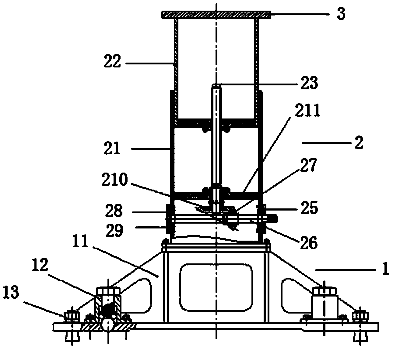 Bearing device with convenience in moving and quickness in lifting