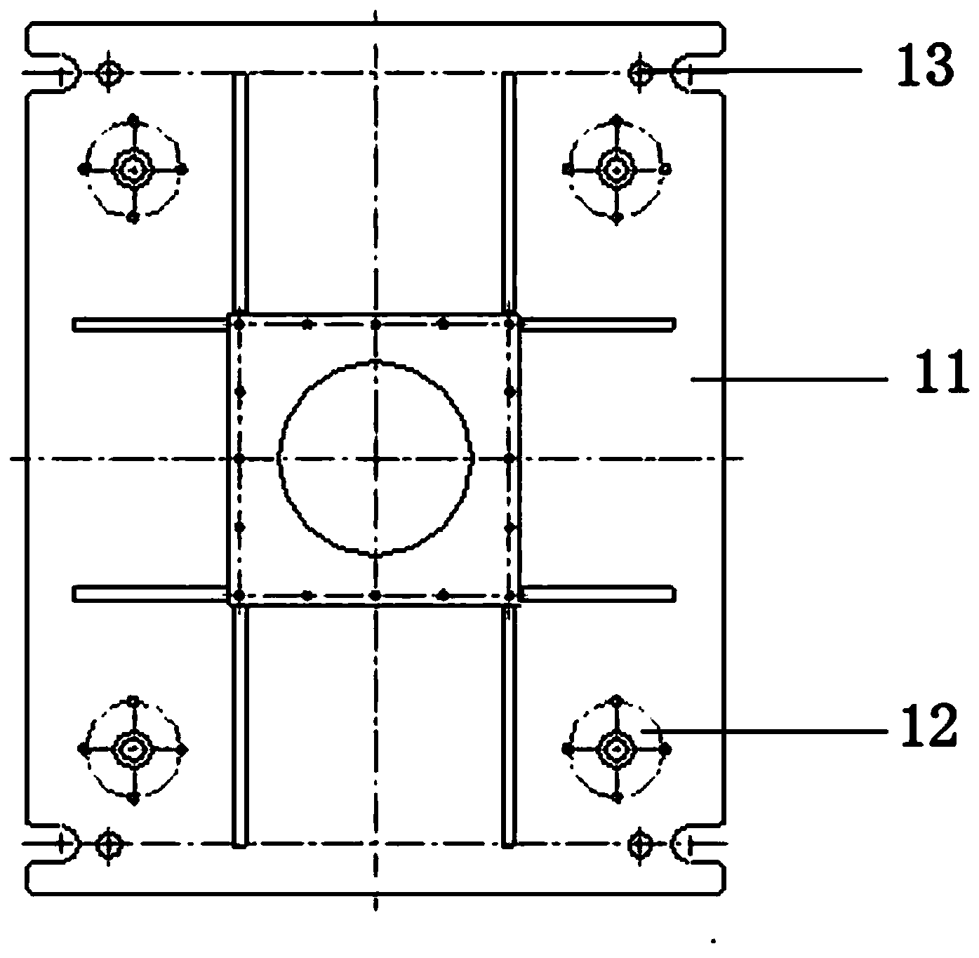 Bearing device with convenience in moving and quickness in lifting