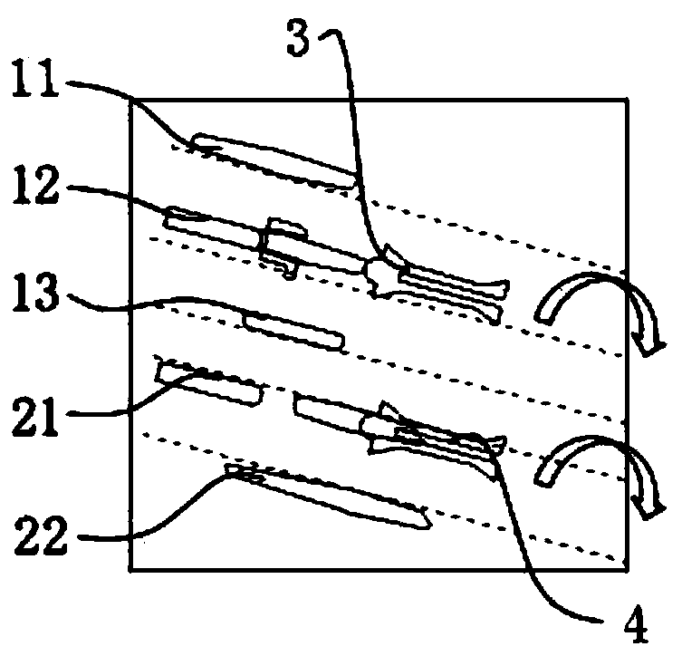 Vehicle-mounted air conditioner air outlet adjusting device and vehicle with same