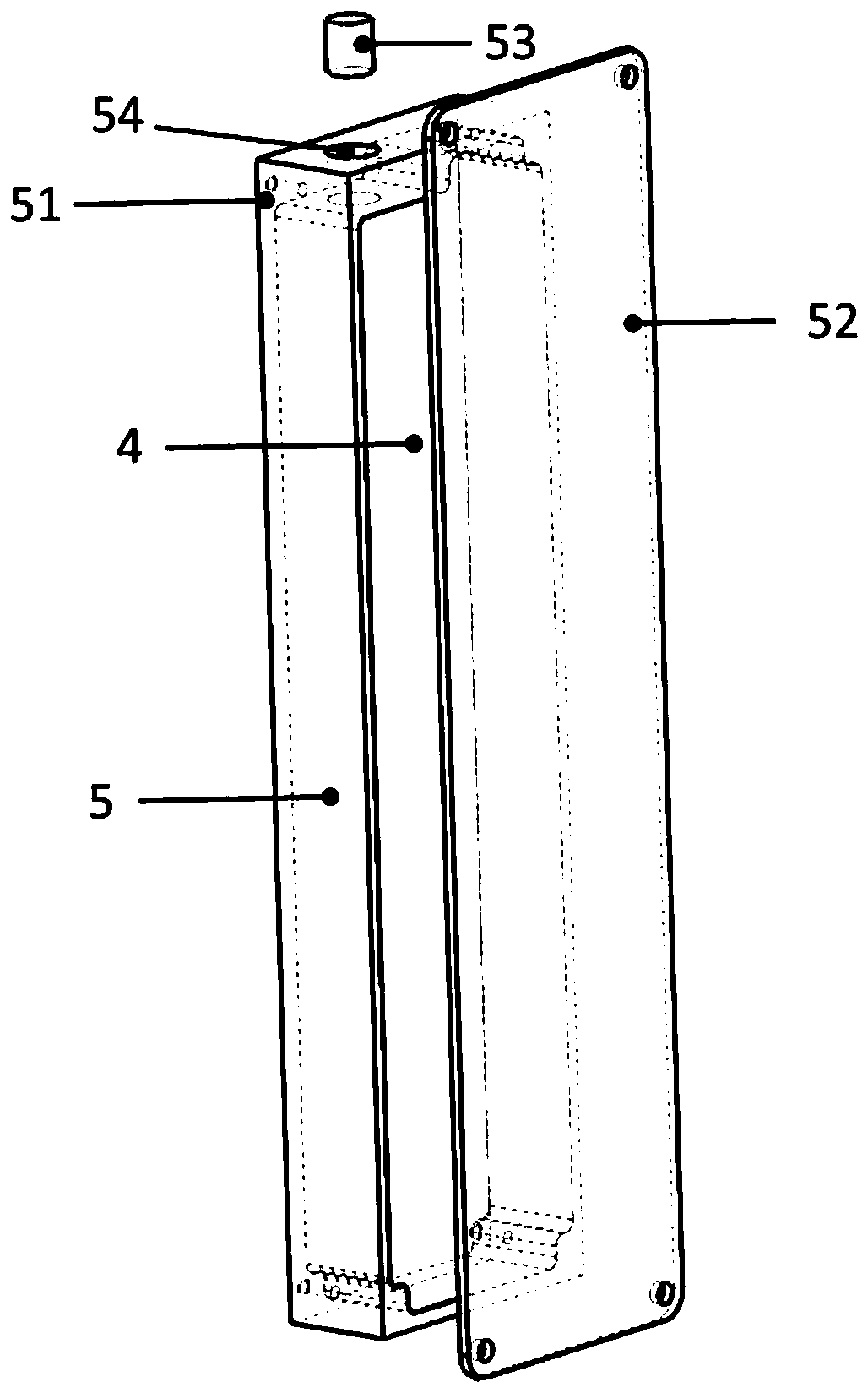 Packaging method and device for high-thermal-conductivity and high-temperature-resistance heat absorbentfor logging instrument