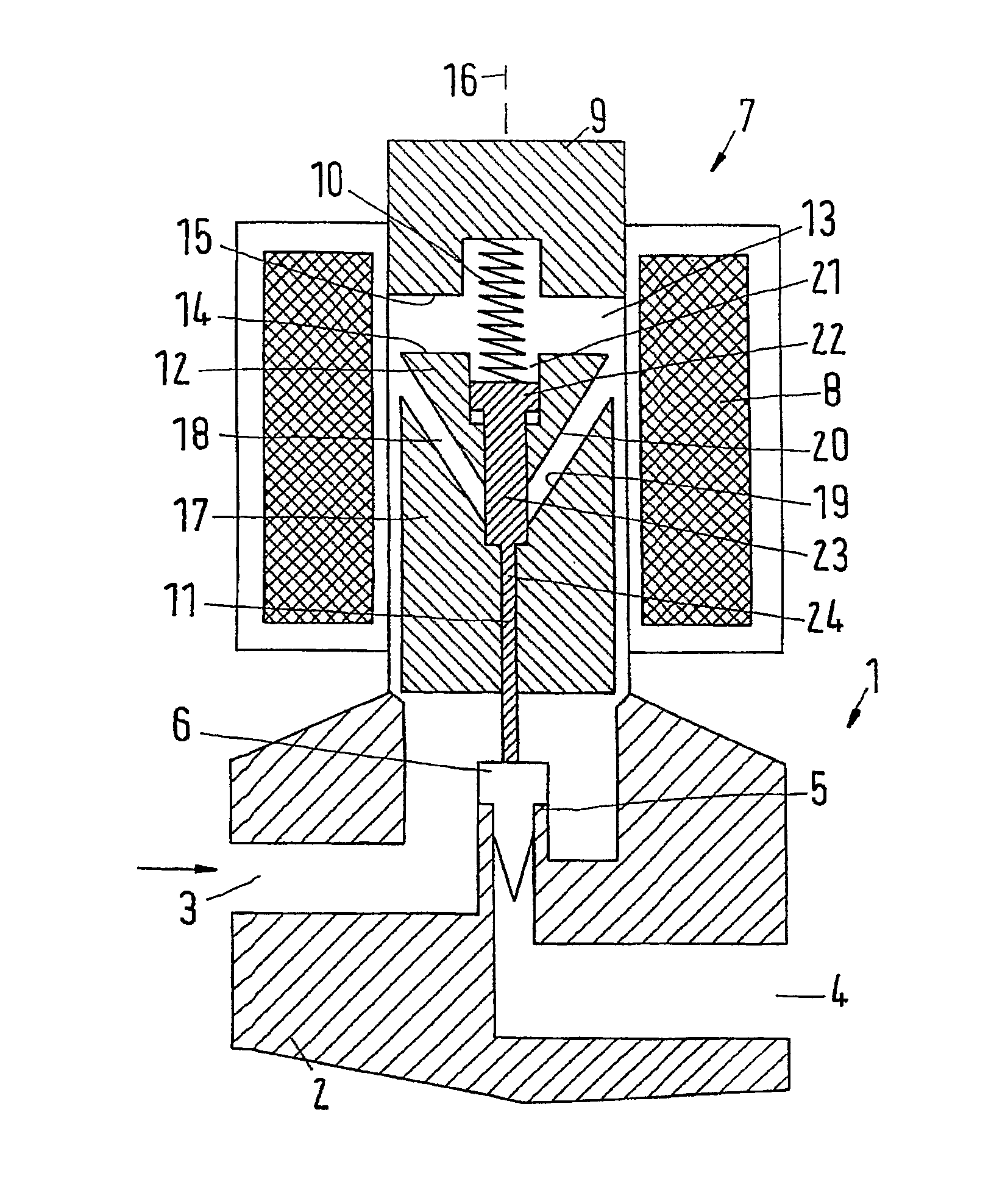 Electromagnetic actuator and valve