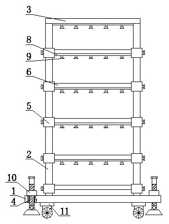 Fungus culture rack convenient and practical to use