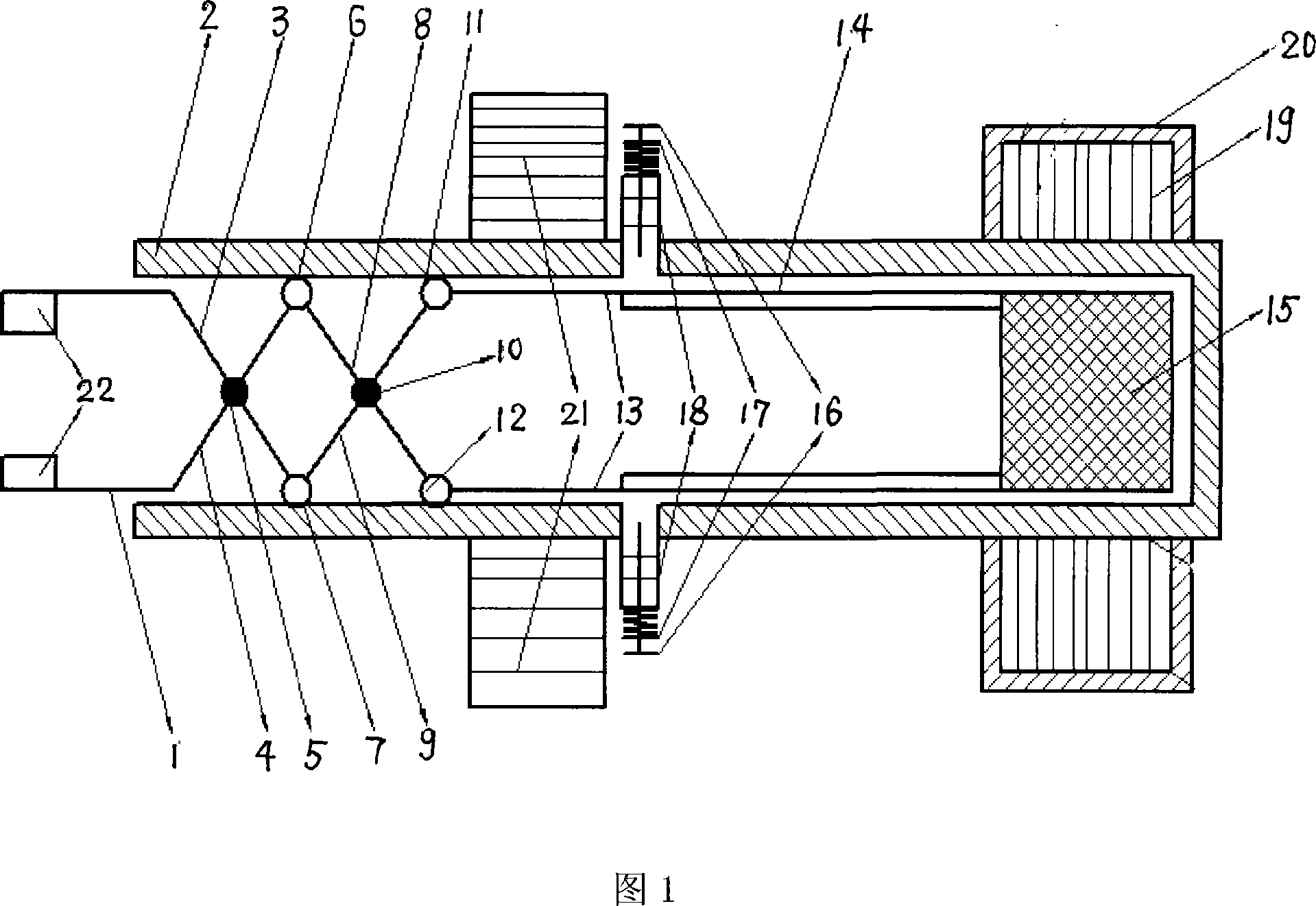 Mechanical hand with conveying and sampling functions