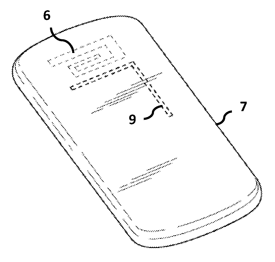 Antenna system coupled to an external device