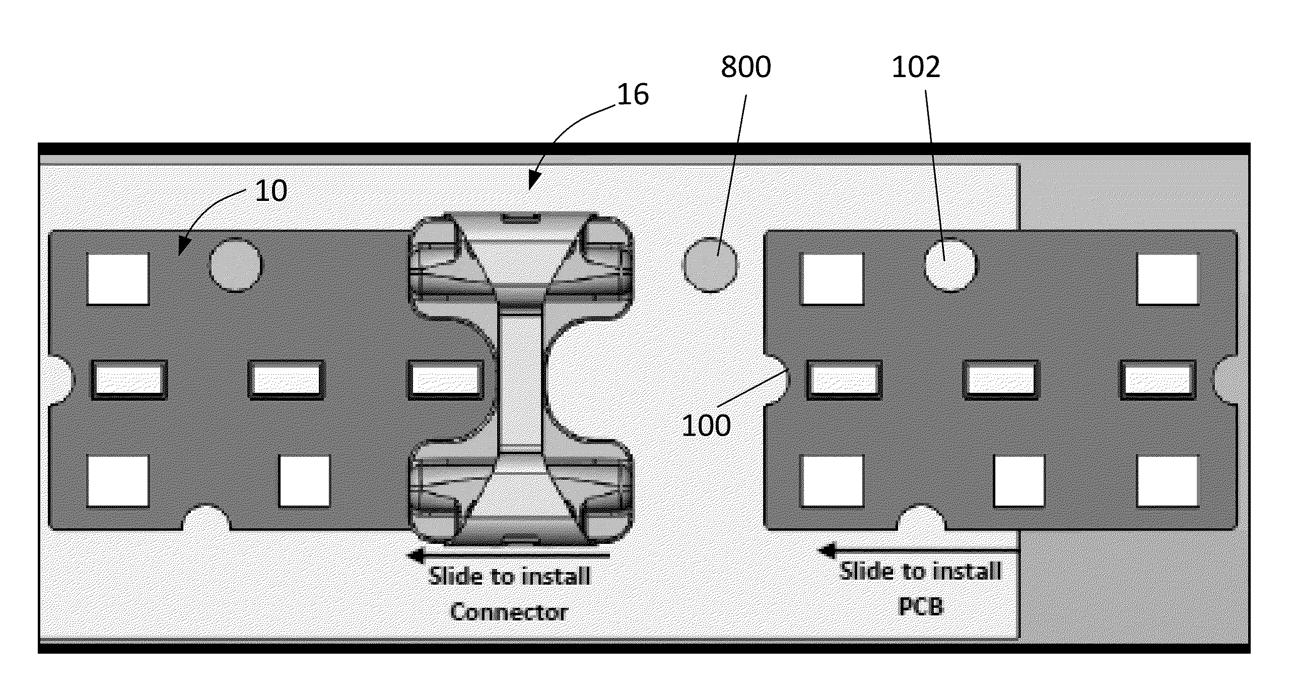 Electrical connector for use with printed circuit boards