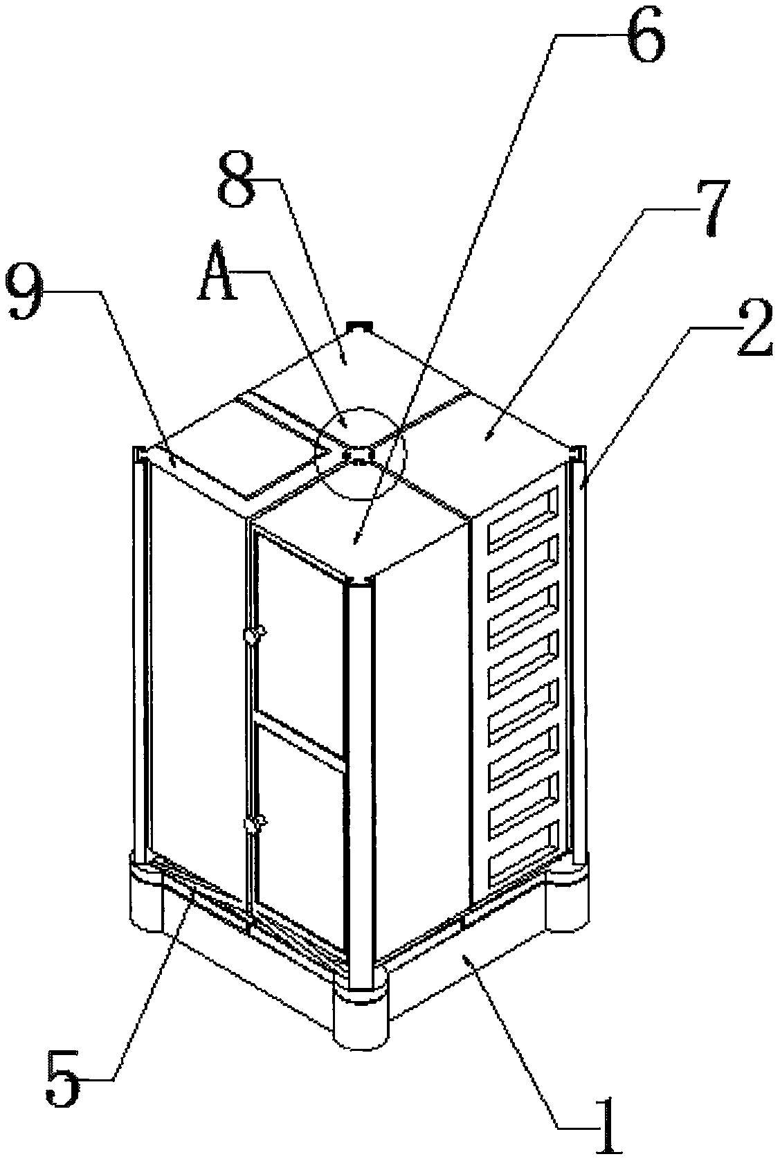 Storage and classification integrated device for urological medical equipment