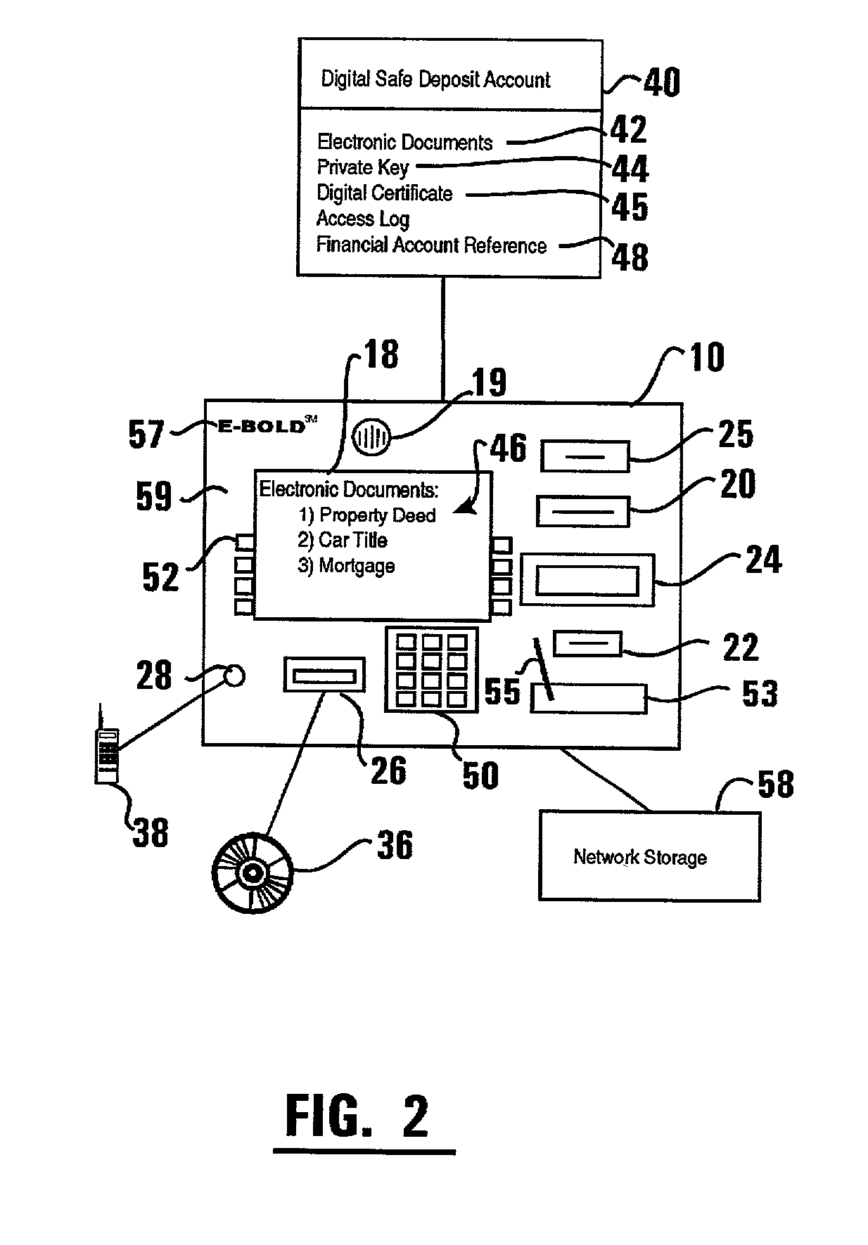 Automated transaction machine digital signature system and method