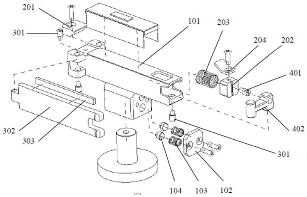 Device capable of quickly replacing and clamping for chip tube shell engraving