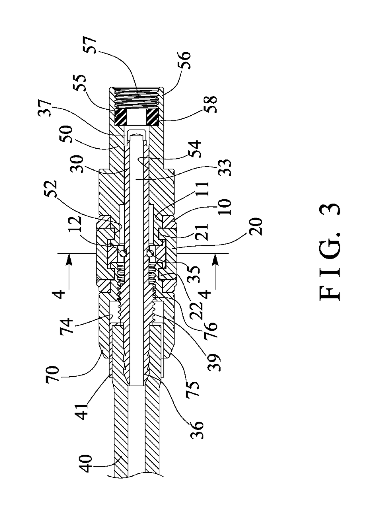 Air valve connecting device