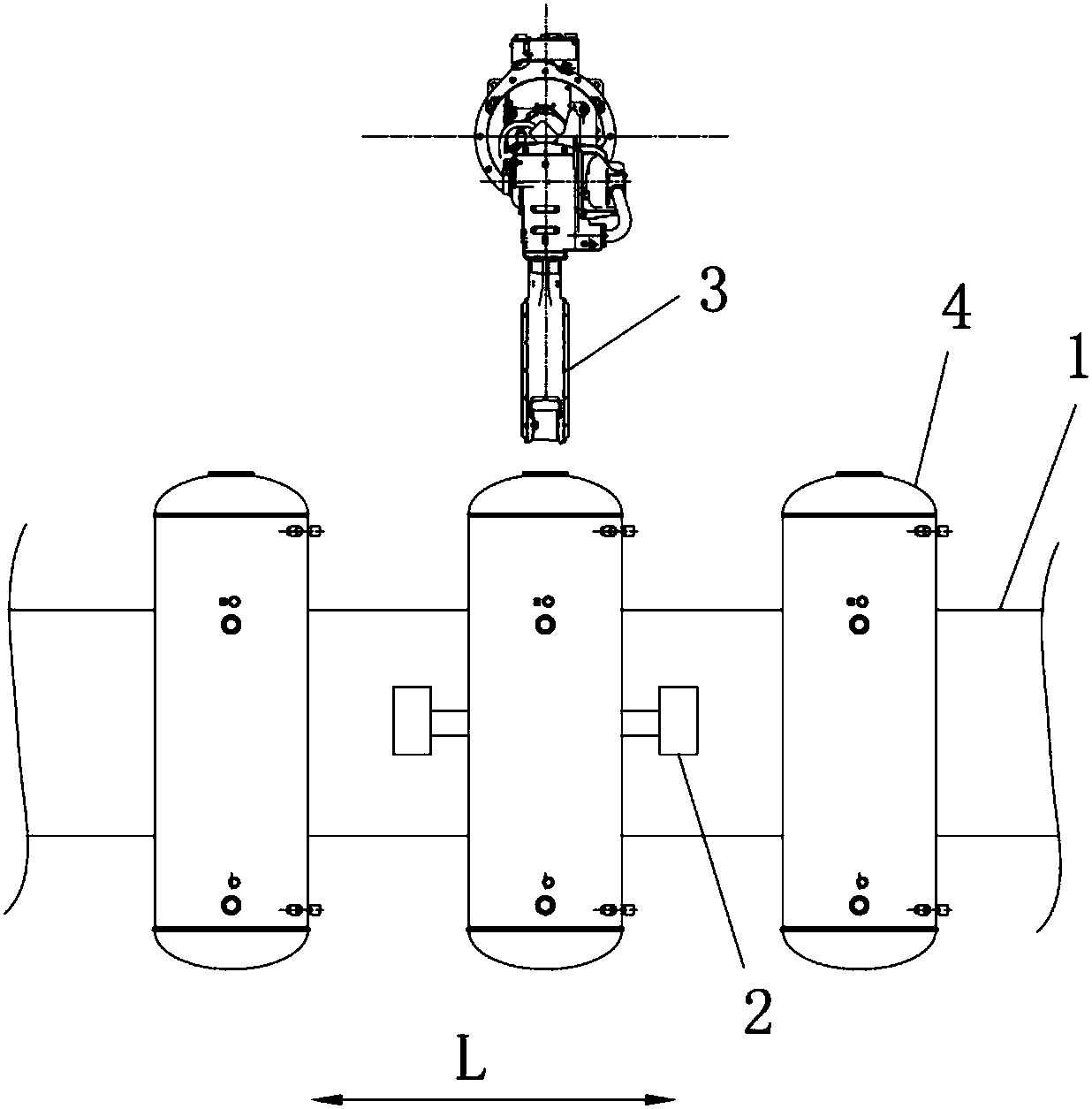 Automatic gluing equipment and method for inner containers