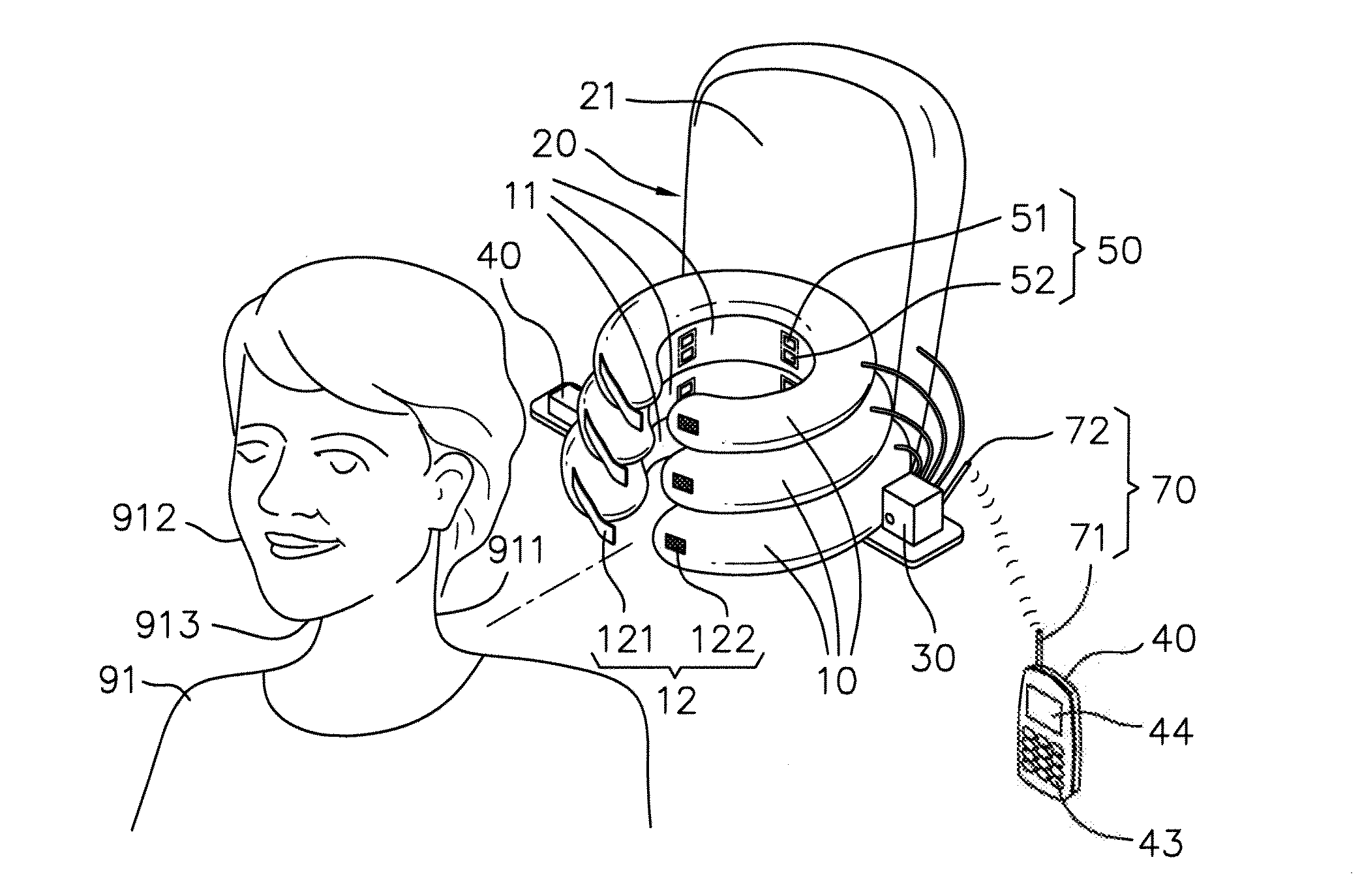 Inflation type cervical vertebrae rehabilitation device and method for using the same