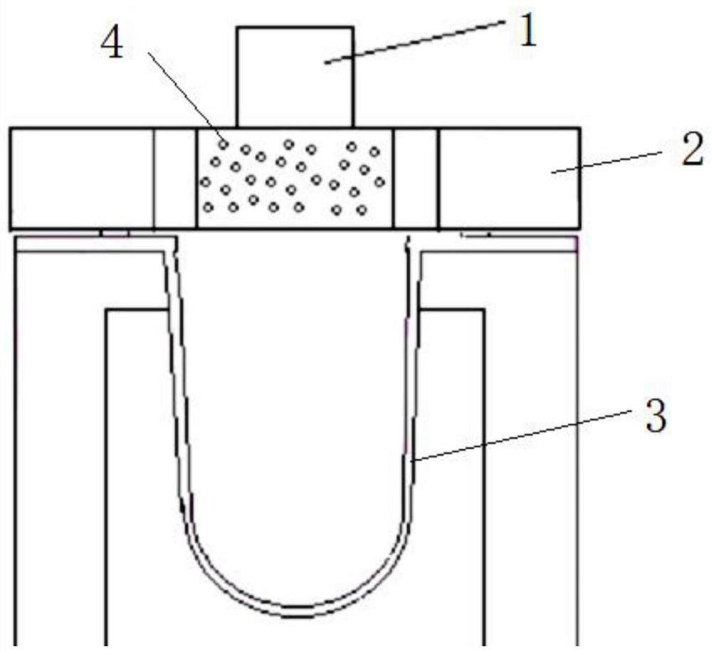 Annular side suction hood for crucible dust removal and dust collection method thereof