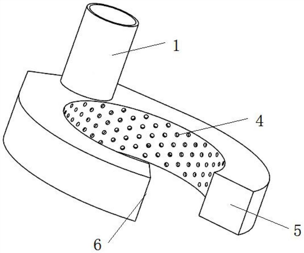 Annular side suction hood for crucible dust removal and dust collection method thereof