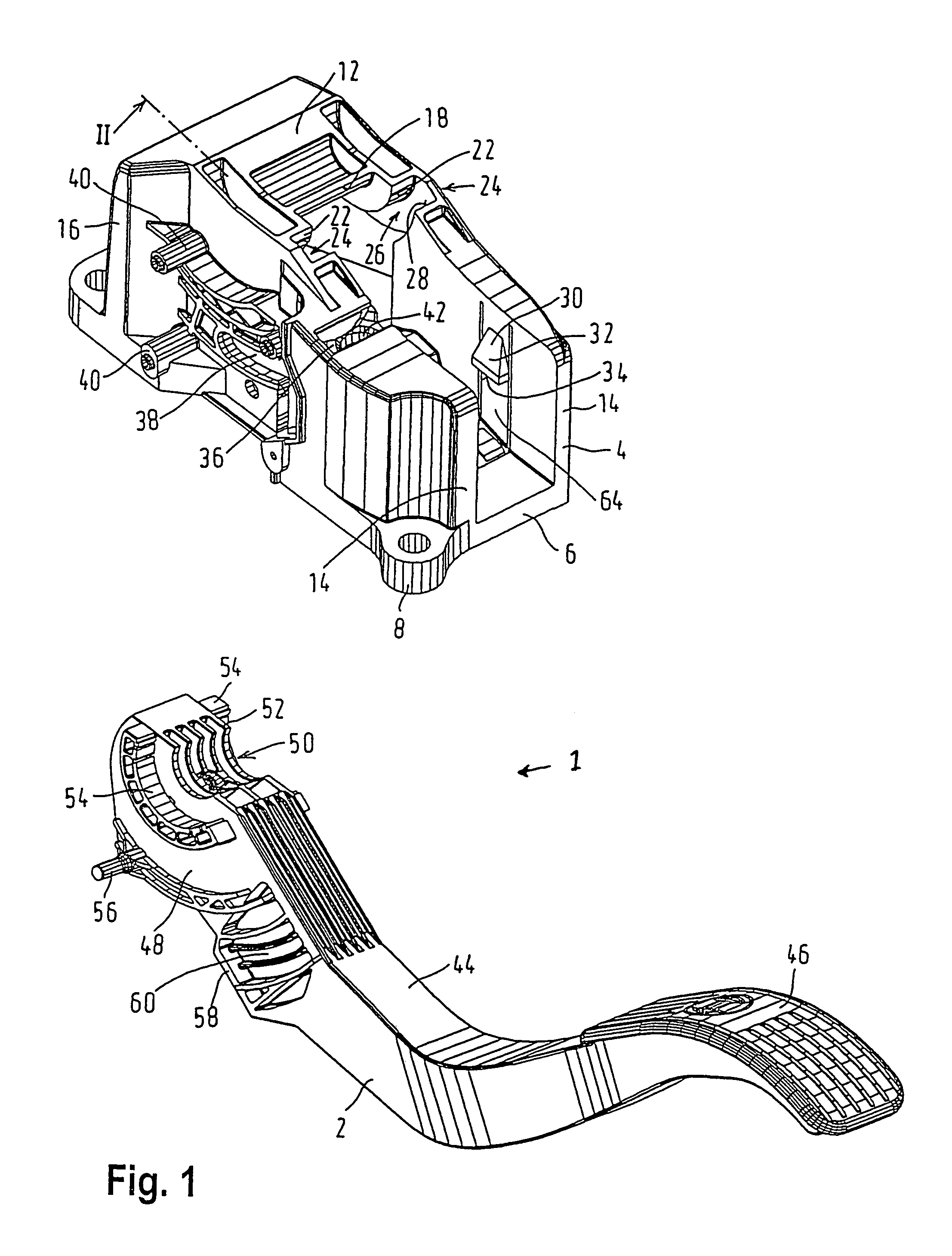 Accelerator pedal module