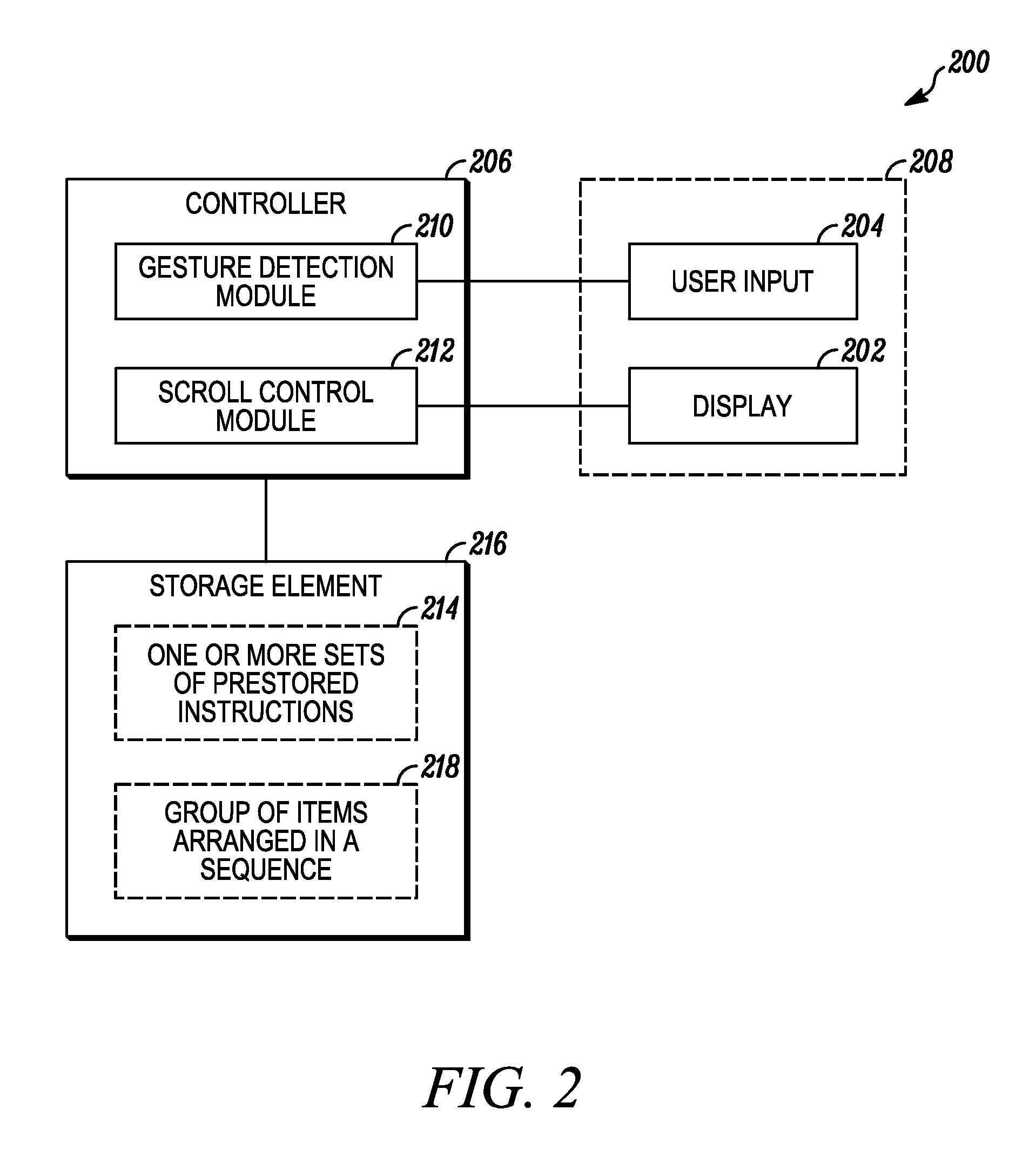 Display Interface and Method for Displaying Multiple Items Arranged in a Sequence