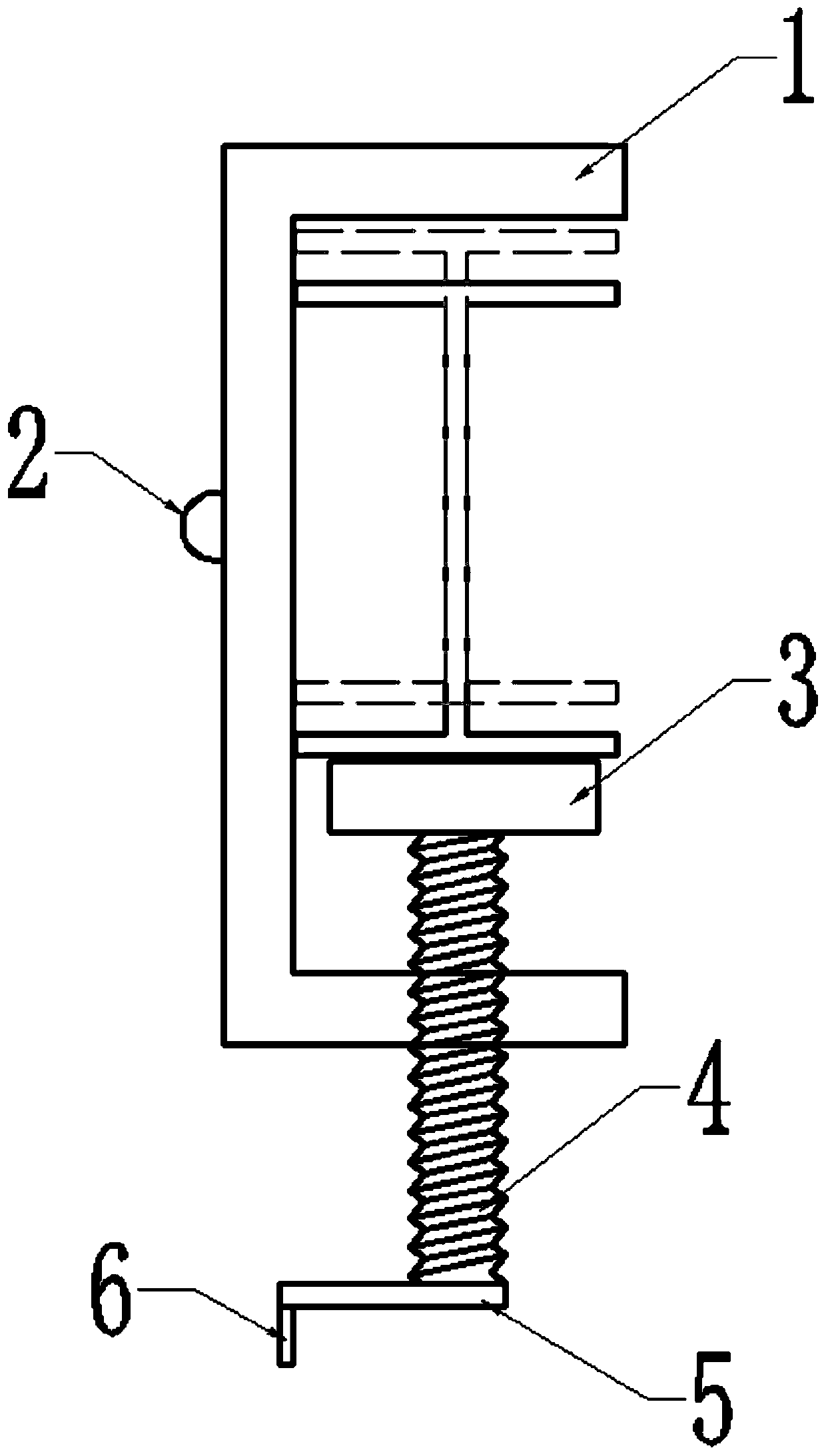 Tunnel steel arch frame butt joint fine adjusting device
