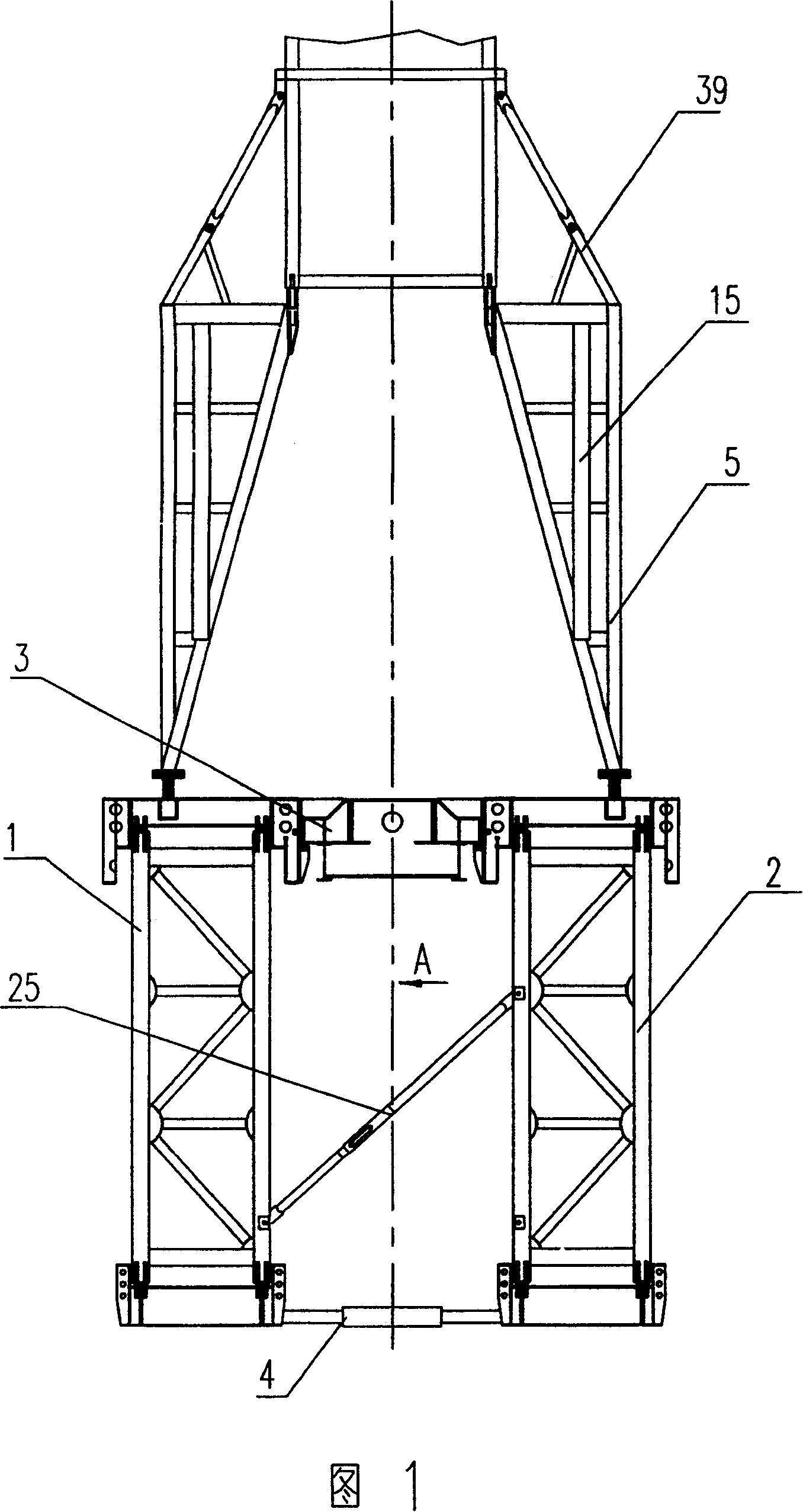 Driller capable of being quick mounted and dismounted and method for transferring same