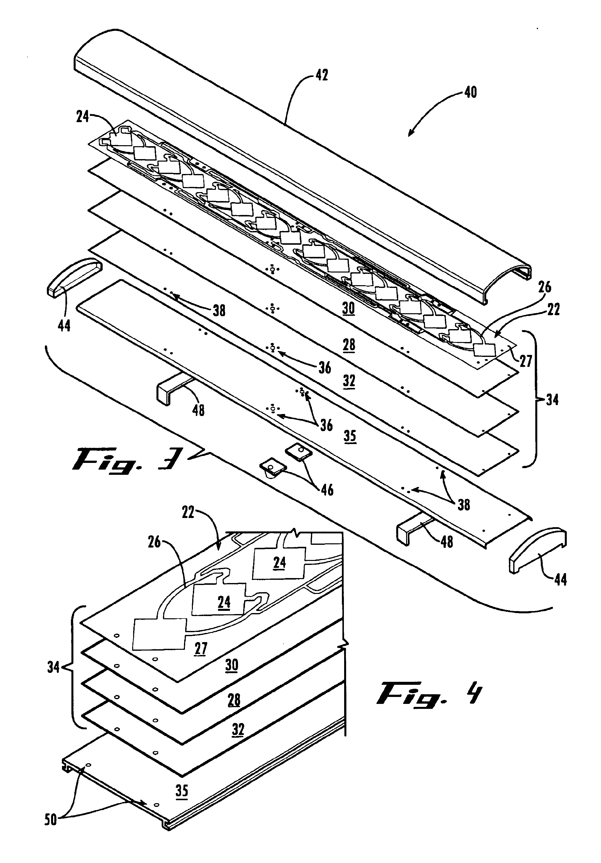 Conformable layered antenna array