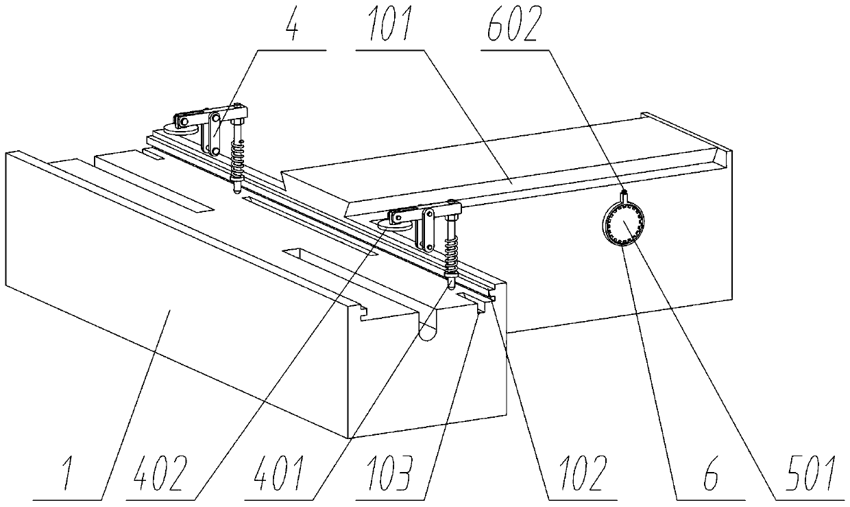 Bamboo rapid triangle hole opening device for bamboo chair processing