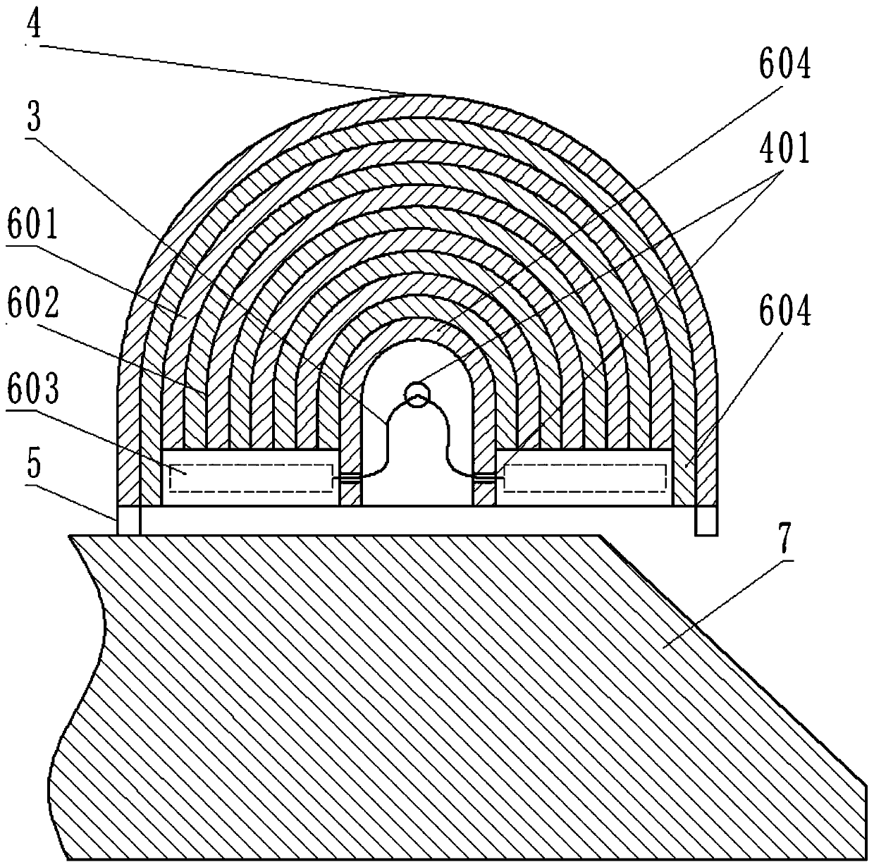 High-frequency electric furnace preheating device for welding thick-wall weldment with welding robot